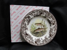 Spode Woodland North American Fish Rainbow Trout: NEW Dinner Plate, 10 1/2", Box