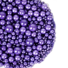 Kasvan Purple Pearl Sugar Sprinkles - Edible Candy Pearls 130g/4.58 