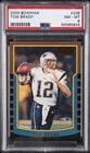 2000 BOWMAN #236 TOM BRADY ROOKIE RC PSA 8