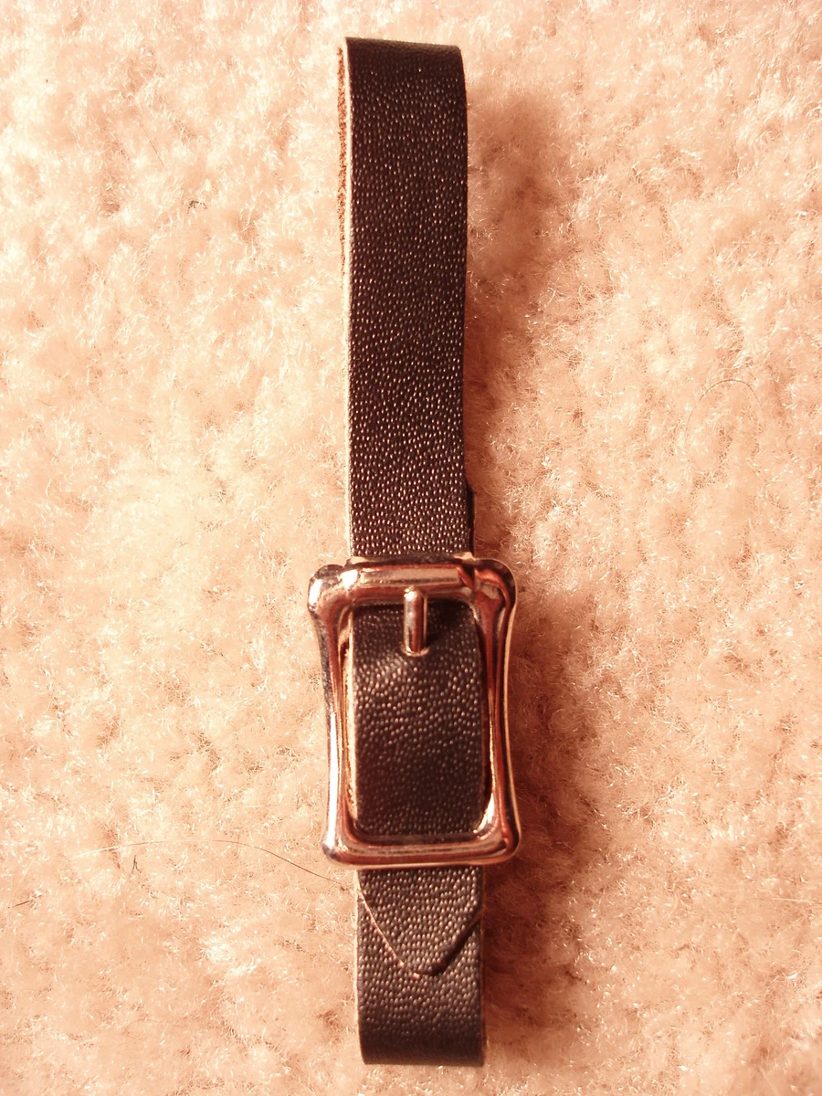 Watch Fob Straps (12 New 3/8 Narrow Black Leather)