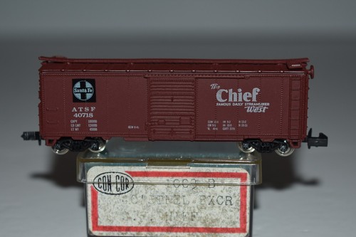 Boxcar escala N Con-Cor Santa Fe 40' puerta única 36046 C39841 | Zustand: Used