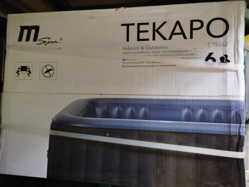 Whirlpool aufblasbar MSpa Tekapo Comfort 6 Personen Outdoor Pool 185x185cm Neu