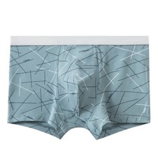 High Quality Men's Cotton Boxer Shorts Mid Waist Breathable Boys Boxer Shorts
