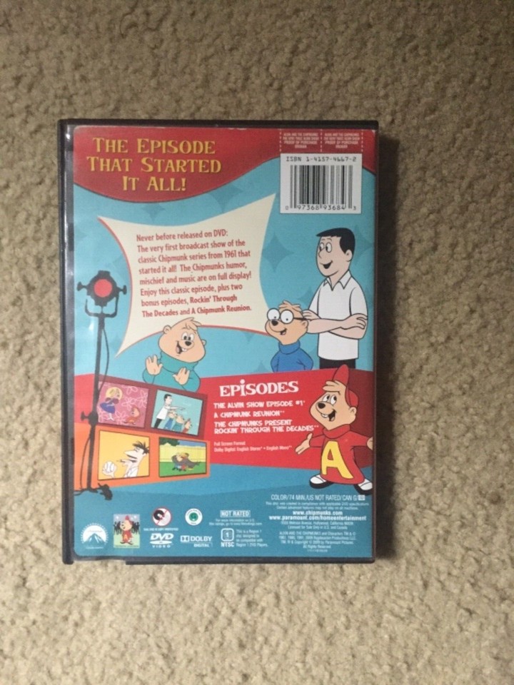 Alvin and the Chipmunks: The Very First Alvin Show (DVD, 2009