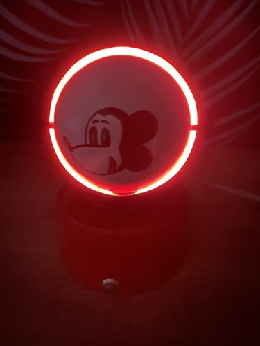 Vintage sowjetische Mickey Maus Tischlampe lustig sowjetisches Lächeln 80er Jahre - Bild 5 von 18