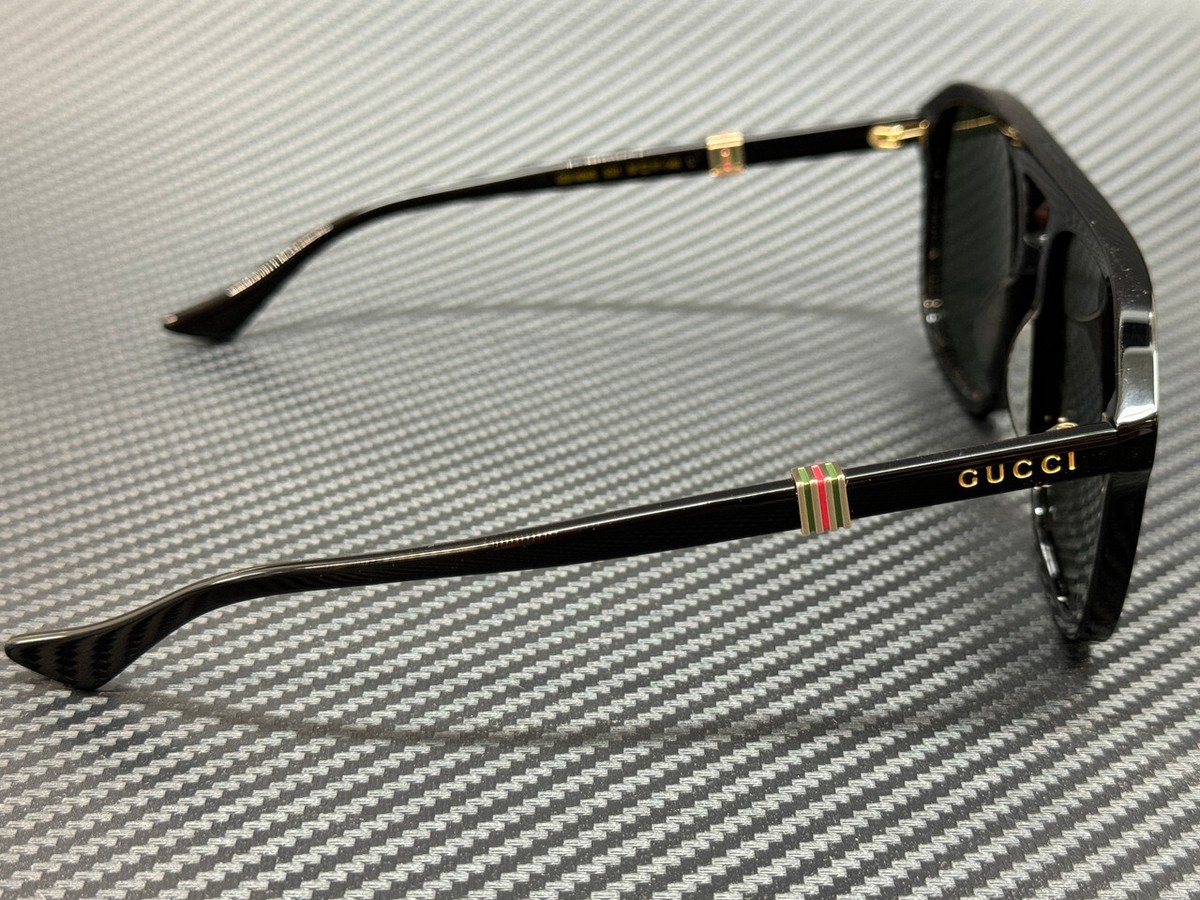 小物 Gucci sunglass GUCCI GG1494S 003 Blue Grey Unisex 57 mm Large Sunglasses | eBay