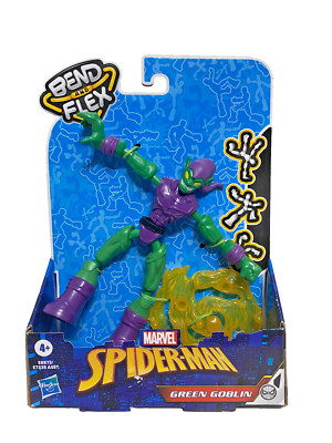 Green Goblin Bend and Flex Action Figur Hasbro Marvel OVP