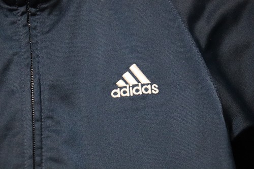 Adidas Essentials Track Jacket Full Zip Tricot Navy Blue Youth Size 6 - Picture 2 of 8
