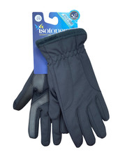 New Isotoner Womens Fleece Lined Smartdri Touchscreen Gloves S/M  FREE SCARF