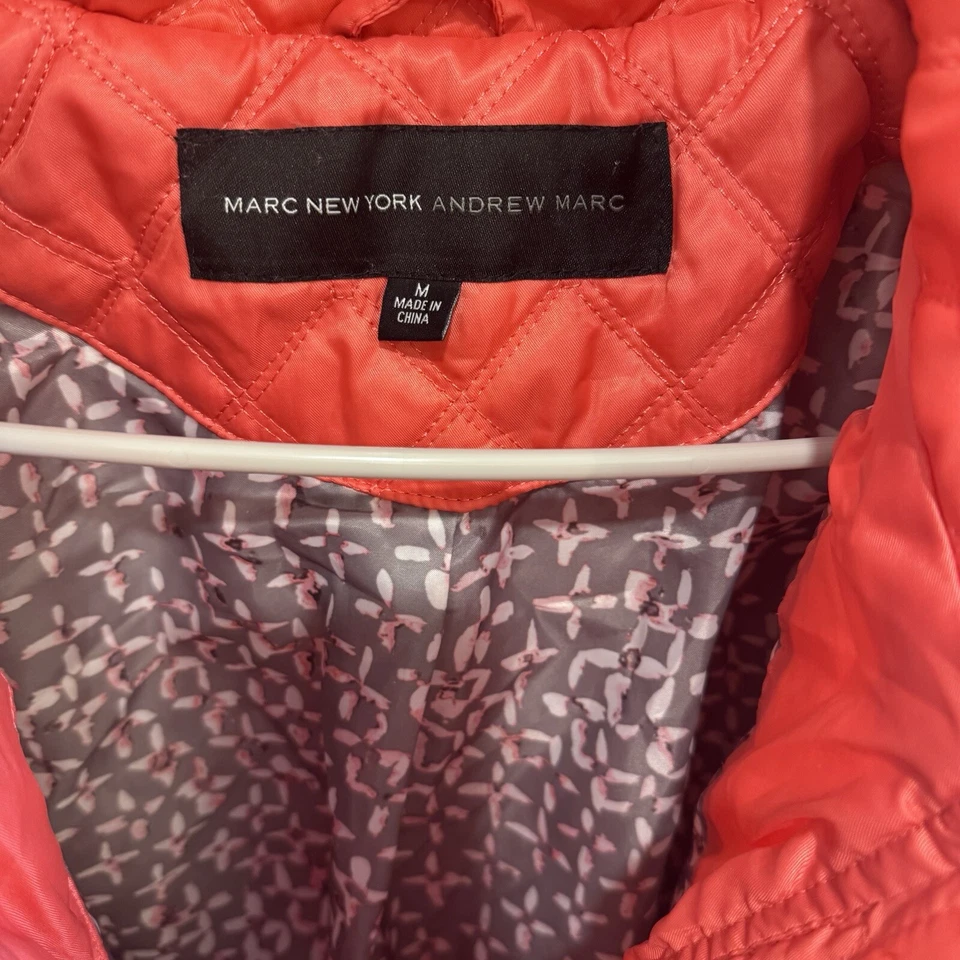 Marc New York Andrew Marc Coral Quilted Puffer Jacket Size M - Image 2 of 4