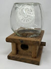 Vintage Glass & Wood Gumballs 1 Cent Machine Knock On Wood East West Trading Co