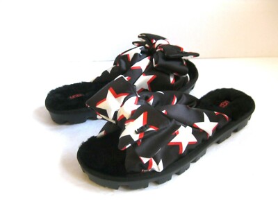 UGG LUSHETTE LEOPARD PUFFER WOMEN BLACK STAR US