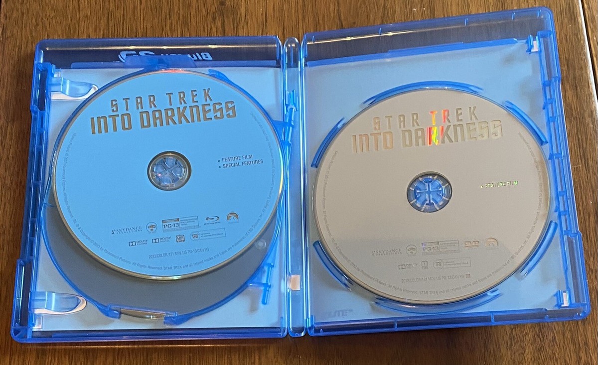 Blu Ray, Star Trek Into Darkness 3D, 2013 Paramount Pictures, EX