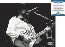 CHARLIE DANIELS BAND SIGNED 8x10 PHOTO 3 SOUTHERN ROCK PROOF BECKETT COA BAS