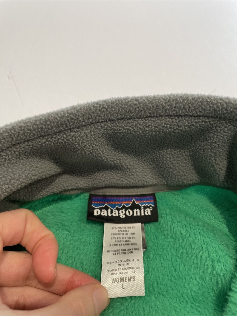 Patagonia R2 Jacket Large Brilliant Green Fleece Polartec Patagonia R2 Jacket Large Brilliant Green Fleece Polartec