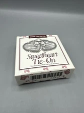 Longaberger Pottery 1997 Sweetheart Basket Tie-On 71617 - BOX ONLY