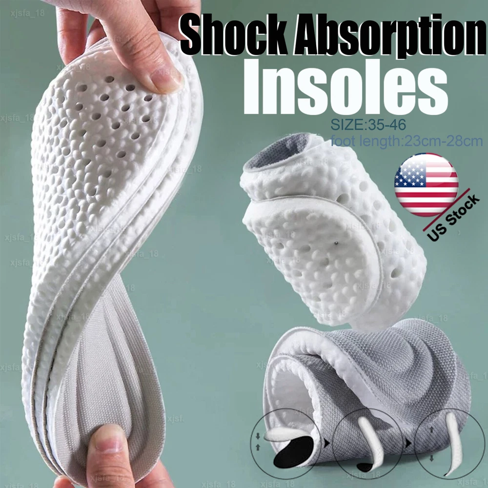 4D Cloud Insoles for Men,4D Cloud Technology Insole Super Soft,4D Sports Insoles