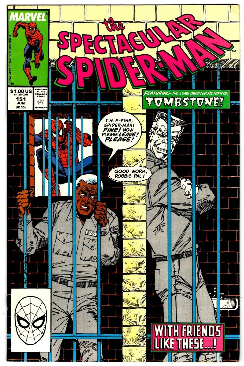 SPECTACULAR SPIDER-MAN # 151 Marvel Comics 1989 (vf