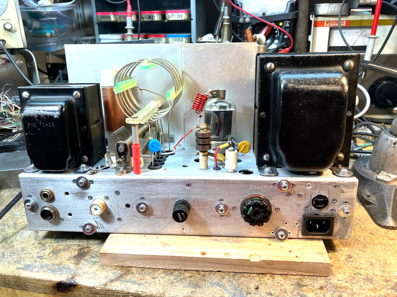 Johnson Viking Ranger,Transmitter, SN:53427, Rebuild in process #34