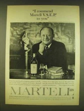 1961 Martell Cognac Ad - I commend Martell V.S.E.P. to you