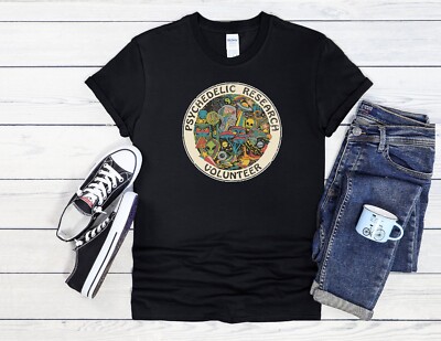 Psychedelic Research Volunteer Fun Männer Frauen Unisex T-Shirt Hoodie Baseball 2797