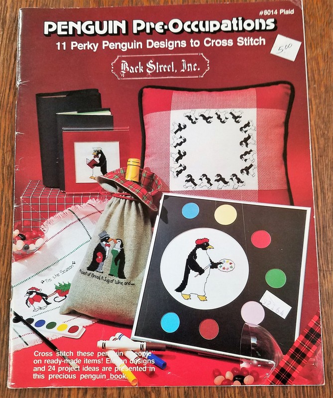 “Penguin Pre-Occupations” 23-page Design Booklet, 11 designs by Pam Neely