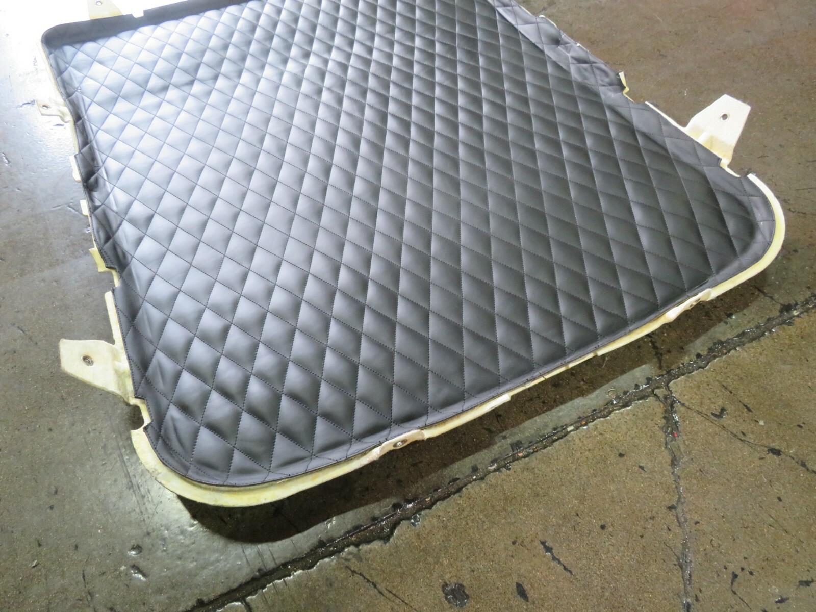 Ferrari FF, Headliner, Diamond Stich, Leather, Black, Used, P/N 846223