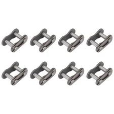 FOCMKEAS 8PCS #25 Roller Chain Connecting Links 1/4 Inch Pitch Master Connect...