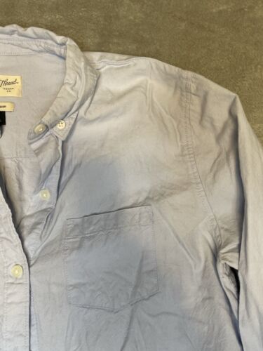 Camisa Universal Thread Camden Azul Bebé Manga Larga Abotonada Mujer’s Talla M - Imagen 3 de 15