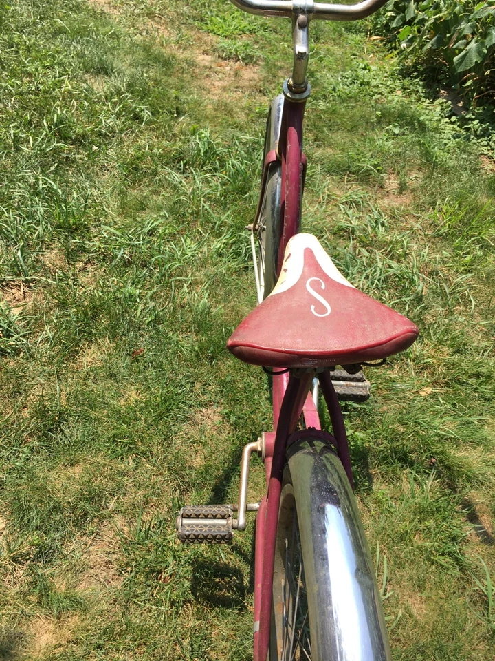 Bicicleta Schwinn vintage de mediados de siglo para niñas 24 pulgadas PÚRPURA Foto 3 de 4