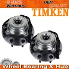 Pair Timken Front Wheel Bearing & Hub For F350 F250 Super Duty SRW 4 Wheel ABS