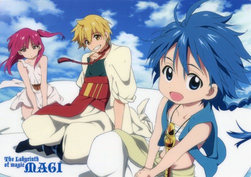 pencil board Shitajiki promo Magi The Labyrinth of Magic anime Judal Judar - Picture 2 of 2
