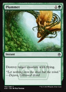 Plummet x4 - Masters 25 - NM-Mint, English - Masters 25