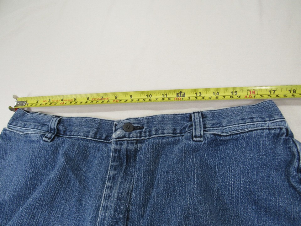 Riders Stretch Blue Jeans Womens 116P [34W 42 Hips 27L] High Rise