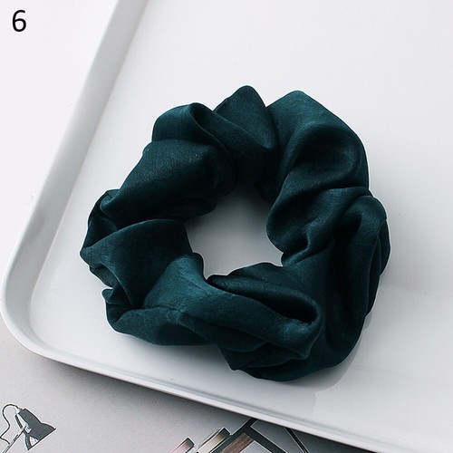 Women Girls Elastic Scrunchies Ponytail Hair Rubber Band Flowers Hair Rope Rings - Picture 12 of 68
