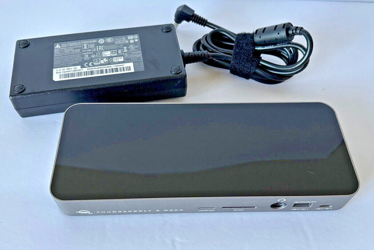 OWC OWCTB3DK14PSG 14 Port Thunderbolt 3 Dock + TB3 Cable OWC OWCTB3DK14PSG 14 Port Thunderbolt 3 Dock + TB3 Cable