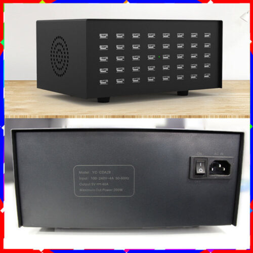 Intelligent security Maximum output power 200W 5V/40A charger multi-port 40USB - Afbeelding 1 van 17