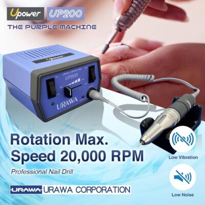 Urawa Upower UP200 Professional Nail Drill Purple Machine (May Tim