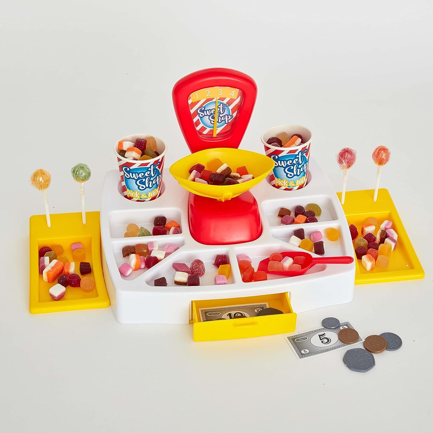 Витрина магазина сладостей Casdon 51950 Pick Mix Toy для детей в возрасте от 3 лет включает в себя