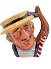 Royal Doulton Character Toby Jug D6592 Gondolier - Vintage 1963