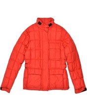Alberto Aspesi Womens Padded Jacket Uk 14 Medium Red Nylon Bb82