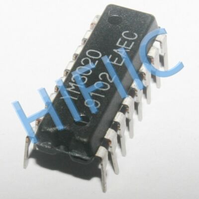 1PCS YM3020 2-Channel Serial & Binary input Floating D/A Converter DIP16 #W1