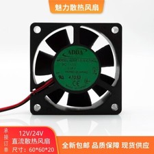 ADDA AD0612LX-C70GL DC12V 0.08A 6020 2-Wire Silent Cooling Fan