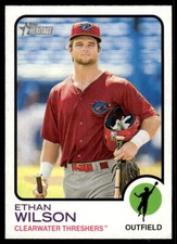 2022 Topps Heritage Minor League #90 Ethan Wilson    Clearwater Threshers