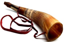 Viking blowing cow Horn Whistle Medieval bull Buffalo Sounding Horn Viking Norse