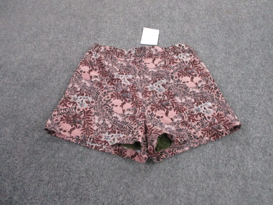 Pantalones Cortos Free People Adulto S Rosa Floral Elastizados Correr Activos Informales Para Mujer Foto 2 de 4