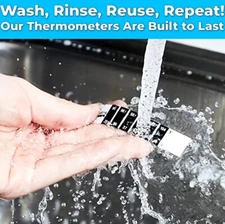 15s' Quick Read Forehead Thermometer Strips 2PCs,Great For Checking Fever...