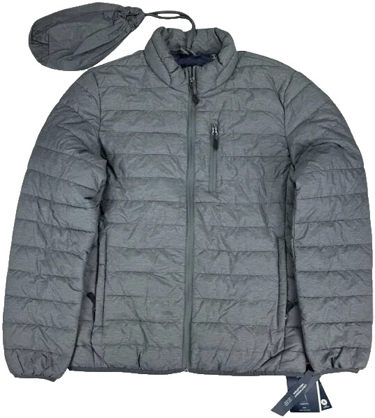 Мужская стеганая куртка-фугу Club Room цвет Вересковый уголь Маленькая 14990₽