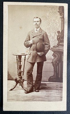 MLB Louisville Guy Hecker Baseball Cdv Top 2 Way 52 Win Season RHP 1886 BA Champ