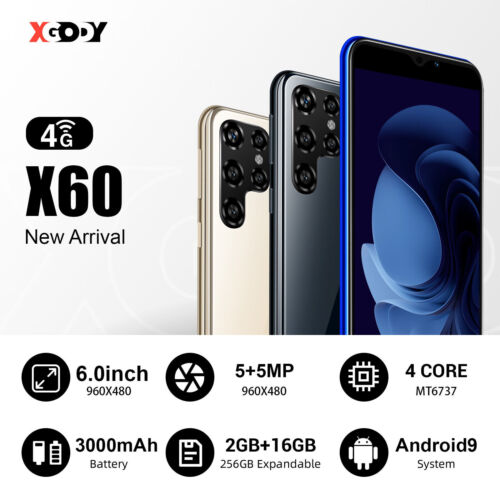 2024 New Android Factory Unlocked Cell Phone Cheap Smartphone 4G Quad Core 2 SIM - Picture 8 of 62